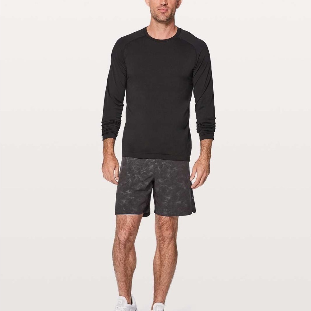 Lululemon Surge Short 7" Subtonic Reflective Black View 3